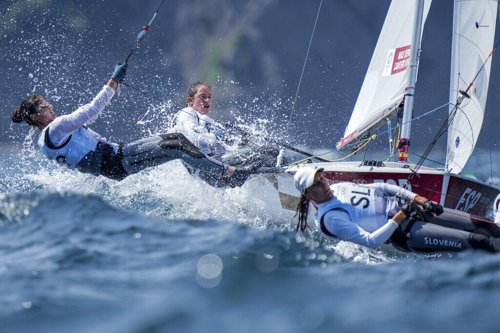 APTOPIX Tokyo Olympics Sailing